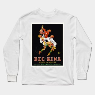 Bec-Kina Vintage Advertising Poster Mich 1921 Long Sleeve T-Shirt